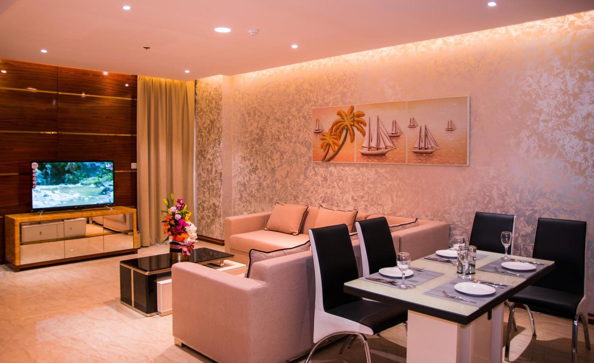 City Park Hotel Apartments Maszkat Kültér fotó
